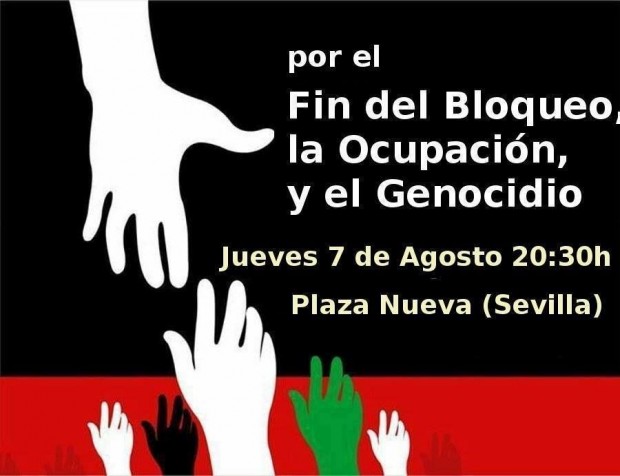 Cartel Concentración Palestina
